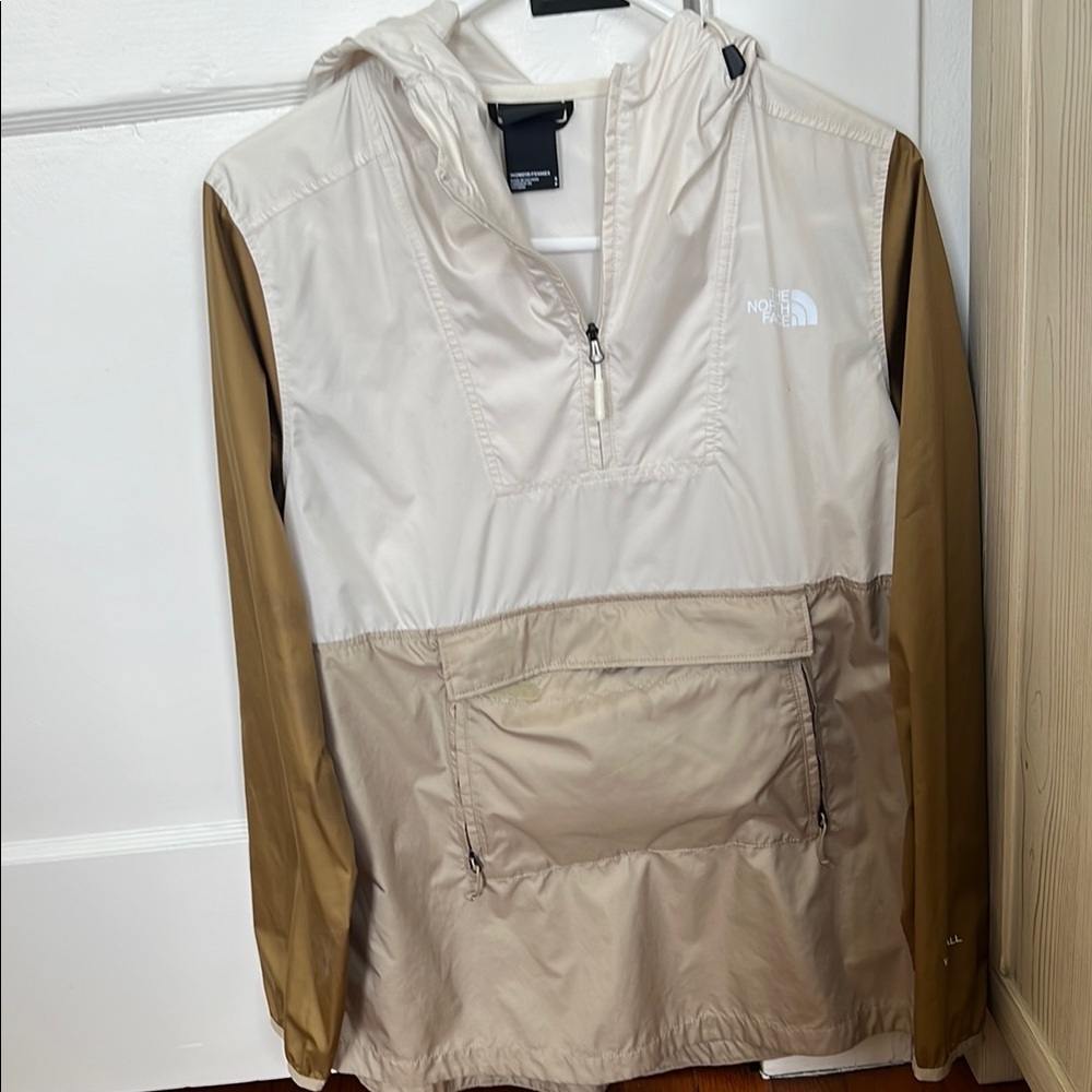 The North Face Beige and Tan Windbreaker